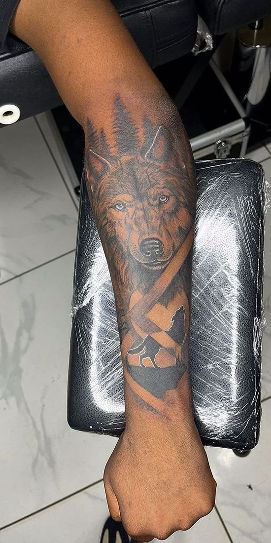 Wolf — Forearm